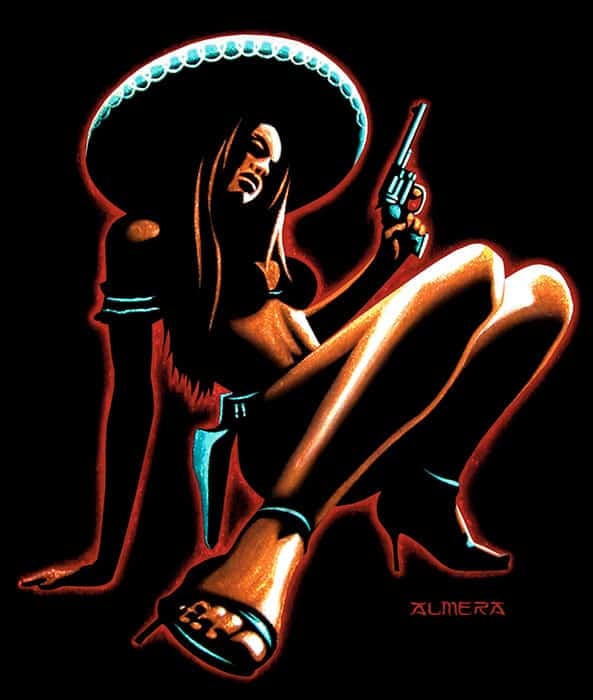 Black Market Art Company Chica Peligrosa Print