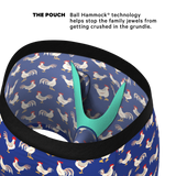 The Chicken Came First | Rooster Ball Hammock® Pouch Underwear With Fly