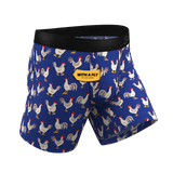 The Chicken Came First | Rooster Ball Hammock® Pouch Underwear With Fly