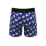 The Chicken Came First | Rooster Ball Hammock® Pouch Underwear With Fly