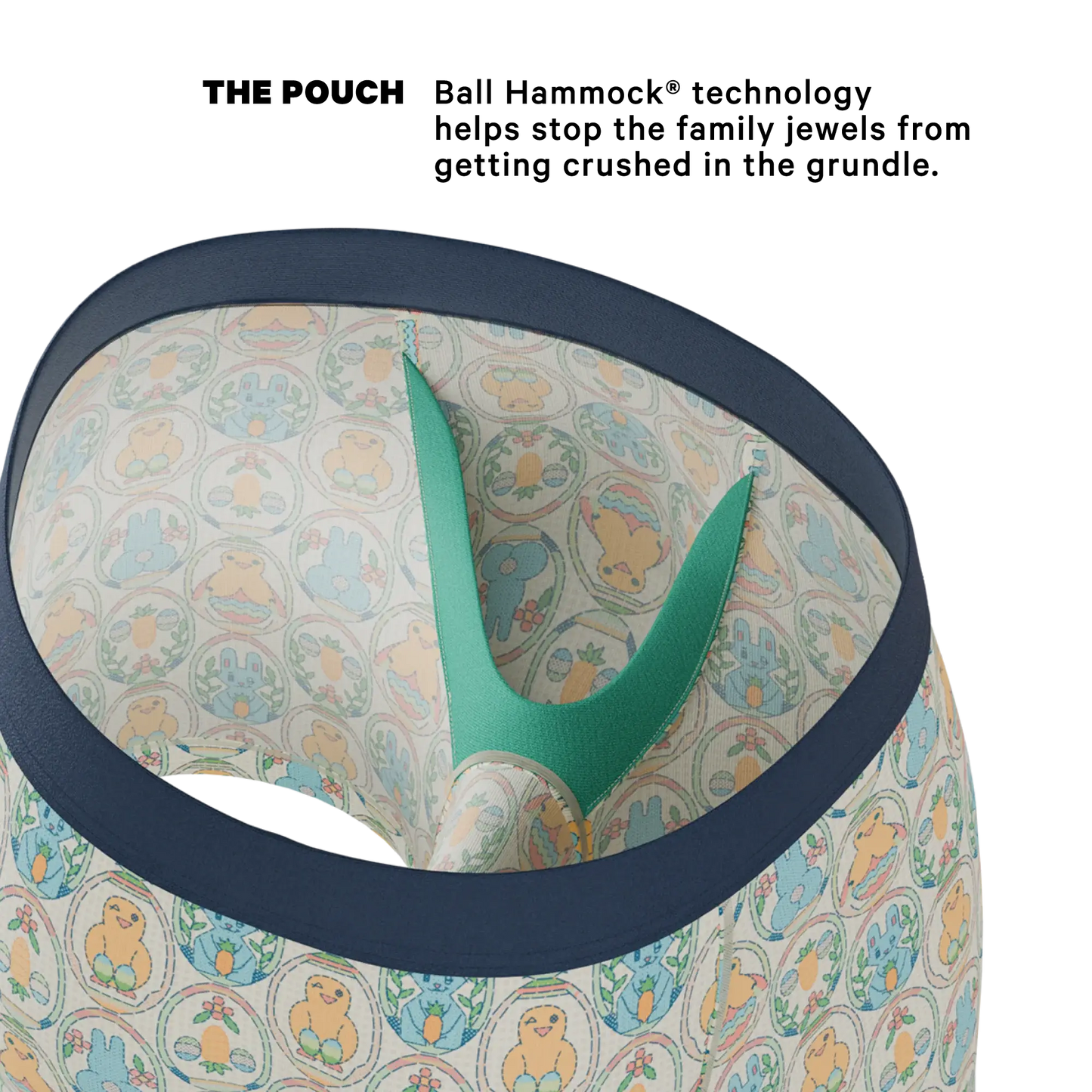 The Chicks Dig It | Pastel Easter Ball Hammock® Pouch Underwear - Shinesty - Flyclothing LLC