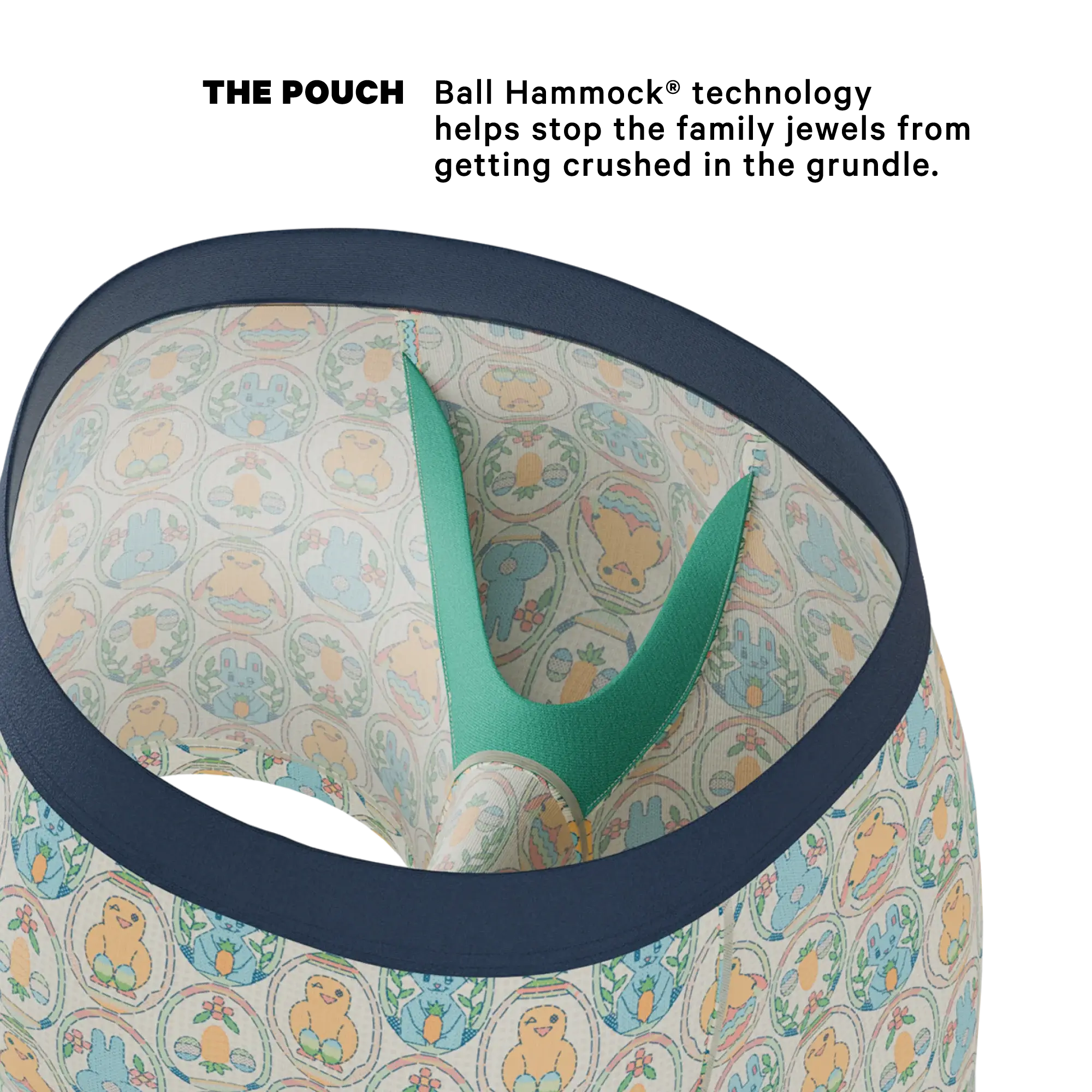 The Chicks Dig It | Pastel Easter Ball Hammock® Pouch Underwear - Shinesty - Flyclothing LLC