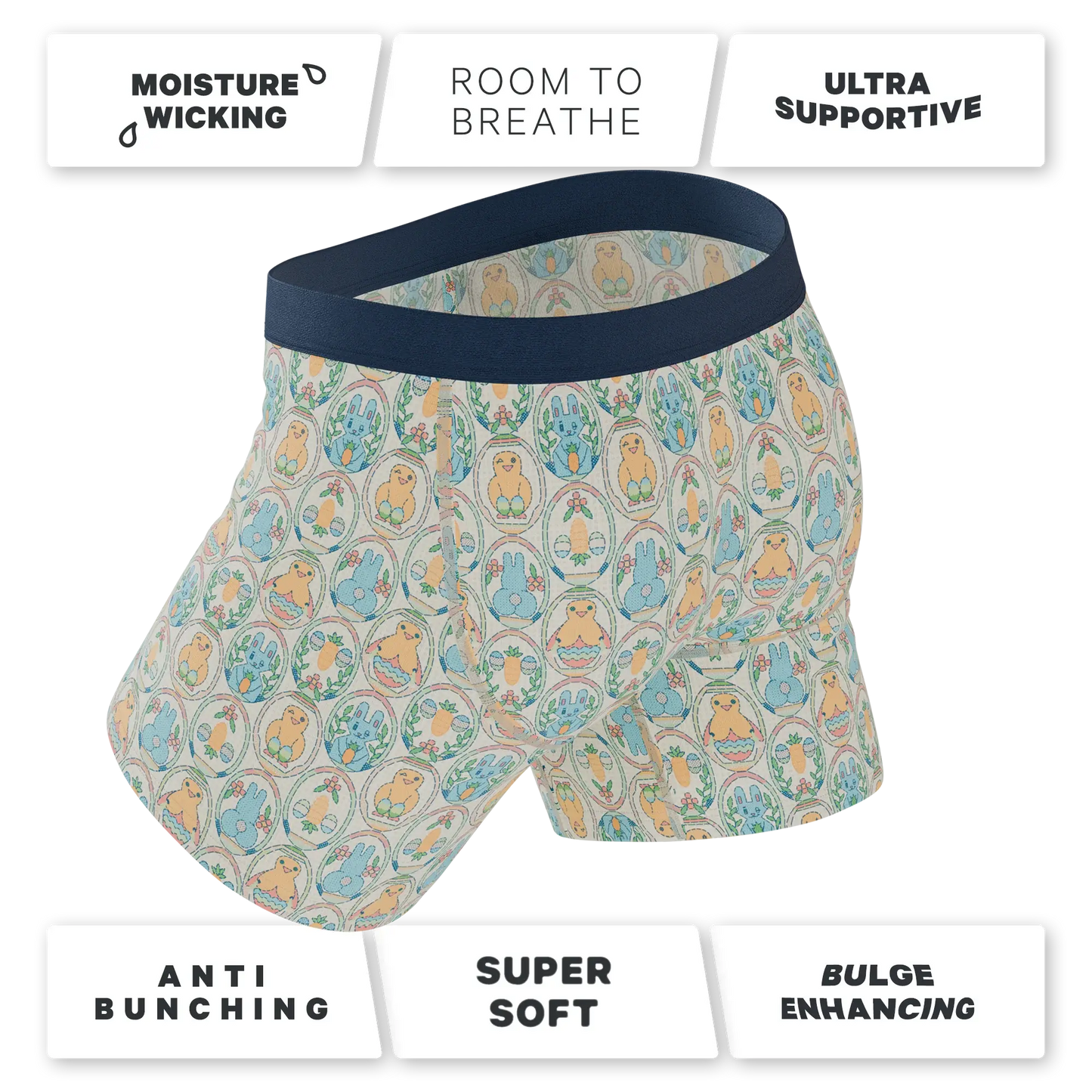 The Chicks Dig It | Pastel Easter Ball Hammock® Pouch Underwear - Shinesty - Flyclothing LLC
