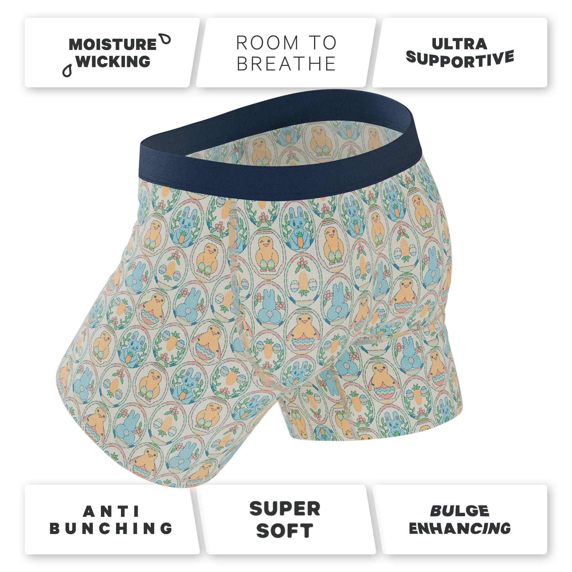 The Chicks Dig It | Pastel Easter Ball Hammock® Pouch Underwear - Shinesty - Flyclothing LLC