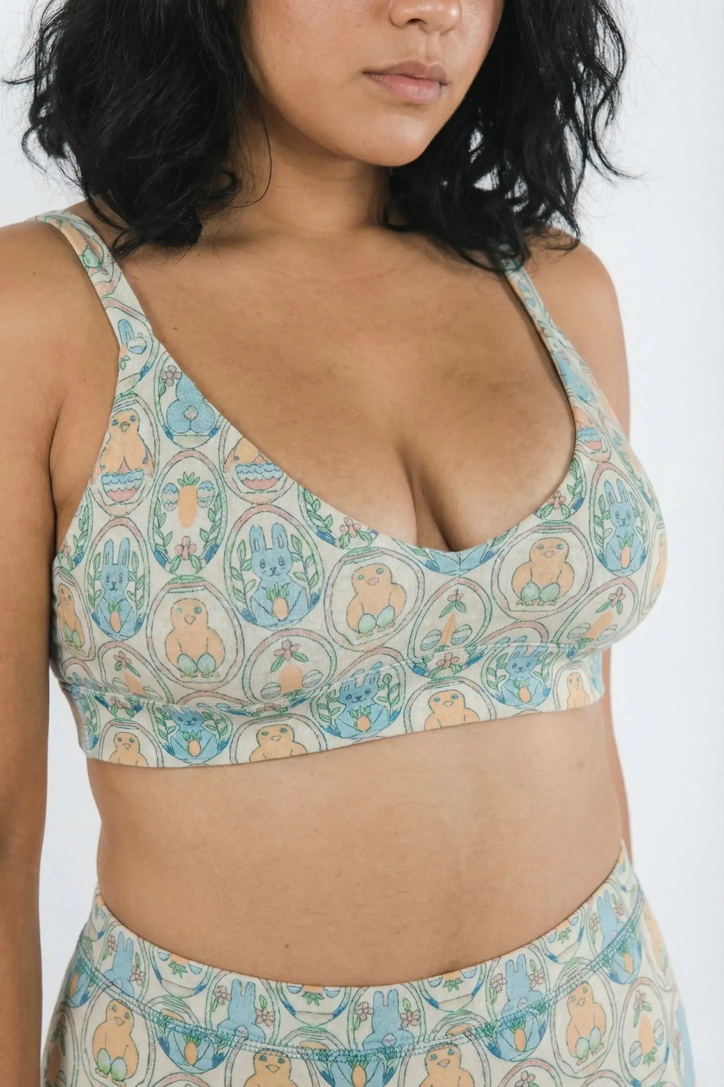 The Chicks Dig It | Pastel Easter Boob Hammock™ Plunge Bralette - Shinesty - Flyclothing LLC
