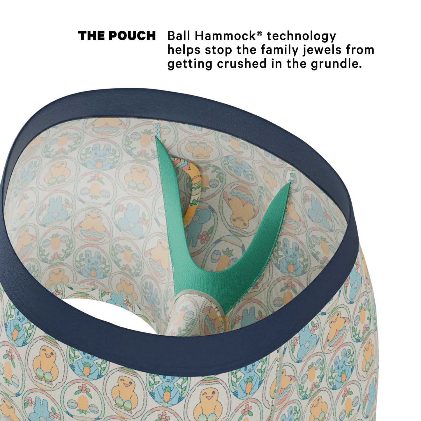 The Chicks Dig It | Pastel Easter Ball Hammock® Pouch Underwear With Fly - Shinesty - Flyclothing LLC