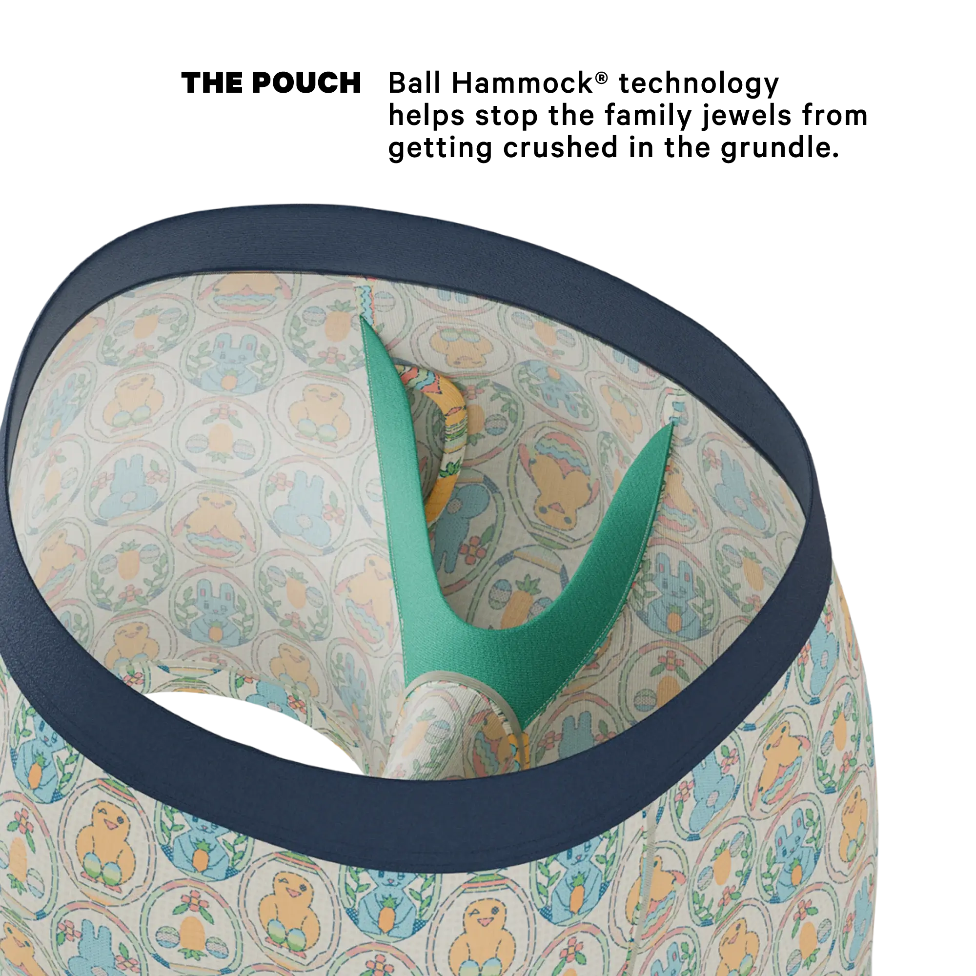 The Chicks Dig It | Pastel Easter Ball Hammock® Pouch Underwear With Fly - Shinesty - Flyclothing LLC