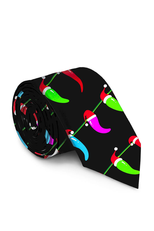 The Chili Lights | Chili Lights Christmas Tie - Shinesty