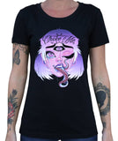Black Market Art Company Choke Me Color Women's Loose Neck T-Shirt