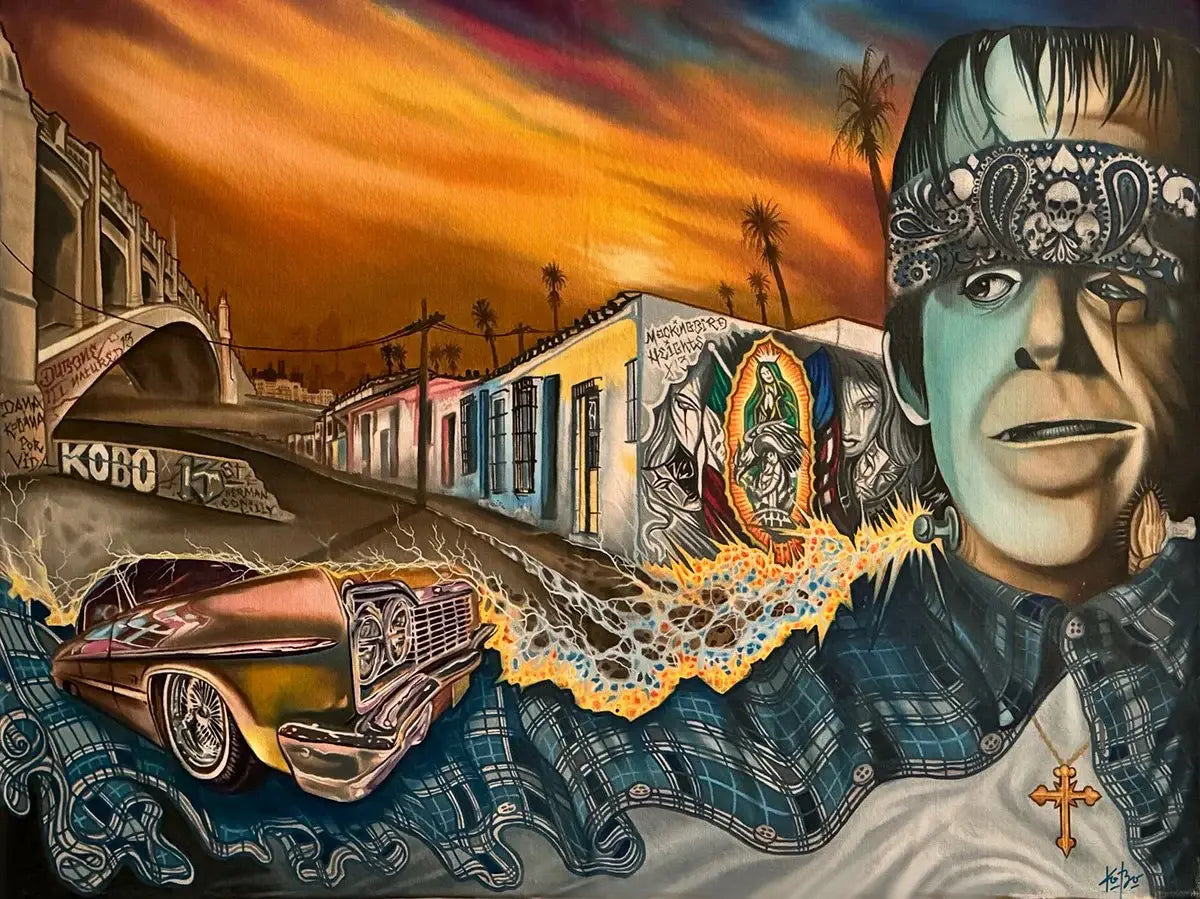 Black Market Art Company Cholo Frank Print - Black Market Art Company - Flyclothing LLC