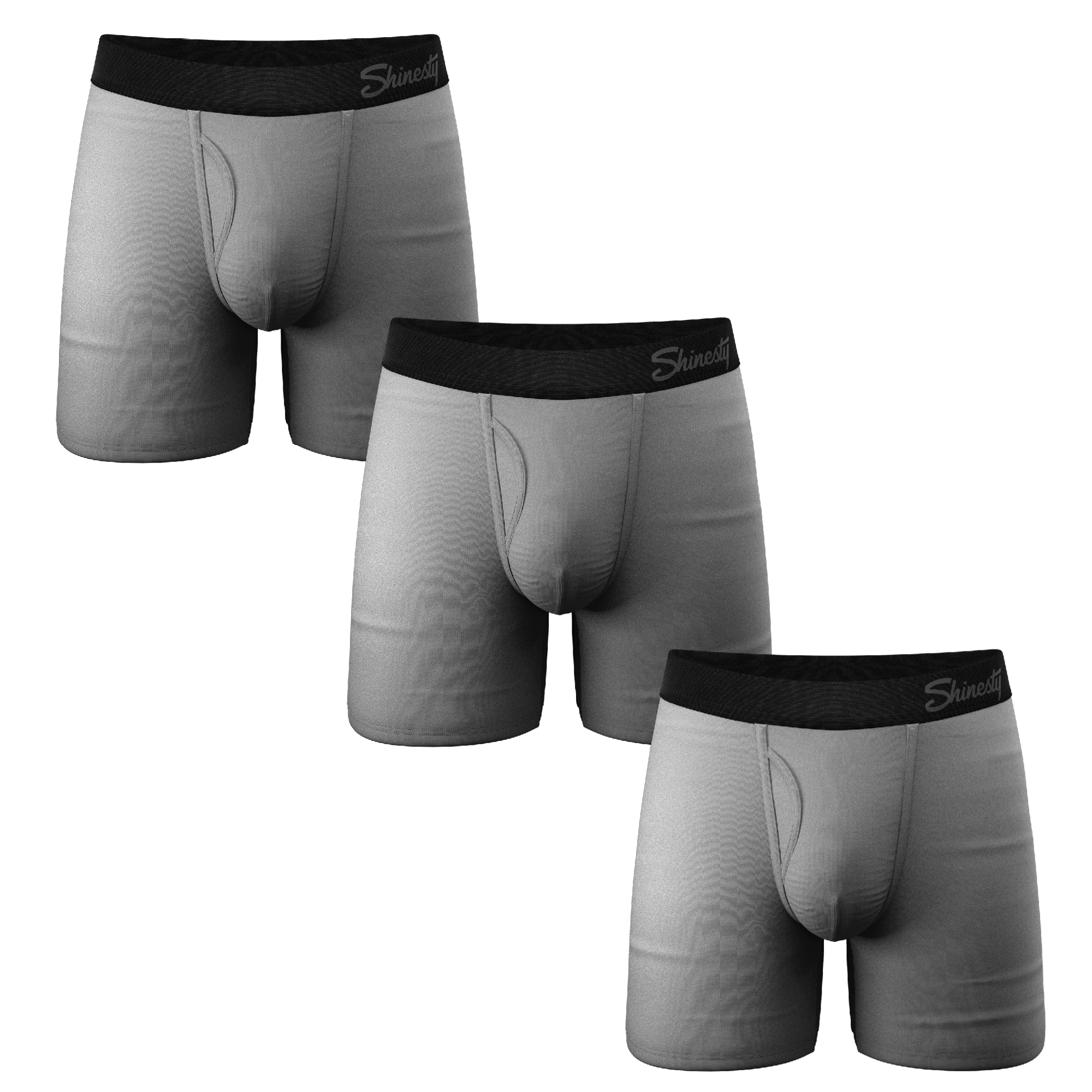 The Christian Grey | Ball Hammock® Pouch Underwear With Fly 3 Pack - Shinesty