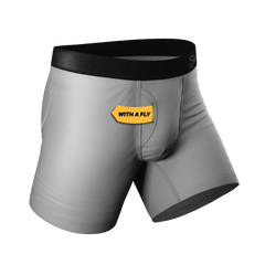 The Christian Grey | Ball Hammock® Pouch Underwear With Fly 3 Pack - Shinesty
