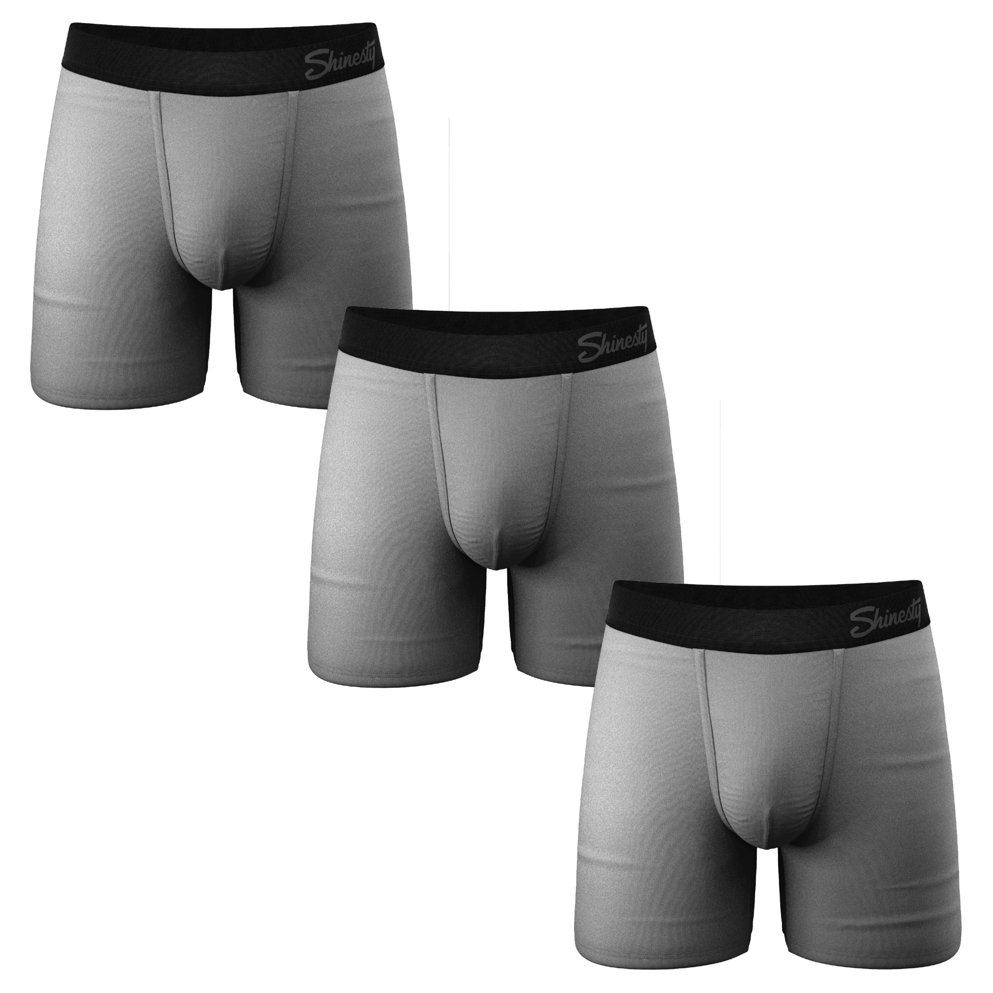 The Christian Grey | Grey Ball Hammock® Boxer Brief 3 Pack - Shinesty