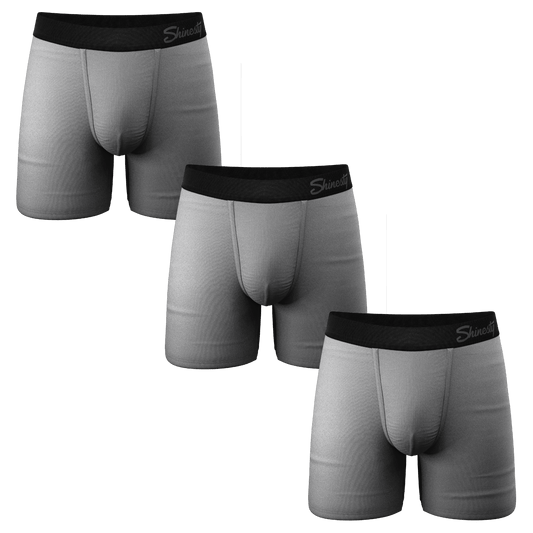 The Christian Grey | Grey Ball Hammock® Boxer Brief 3 Pack - Shinesty