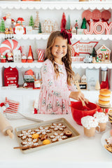 Christmas Cookies L/S Pocket Twirl Dress