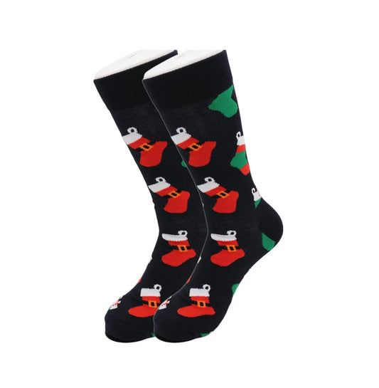 Christmas Stockings Holiday Socks - Comfy Cotton for Men & Women - Real Sic - Flyclothing LLC