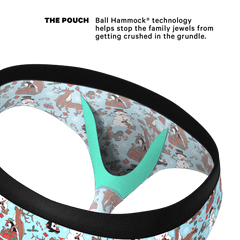 The Christmas Key Party | Christmas Characters Ball Hammock® Pouch Underwear Briefs - Shinesty