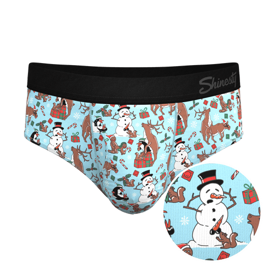 The Christmas Key Party | Christmas Characters Ball Hammock® Pouch Underwear Briefs - Shinesty