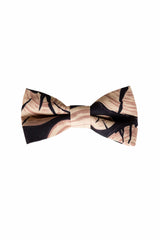 The Xmas Morning Wood | Wood Print Christmas Bow Tie - Shinesty