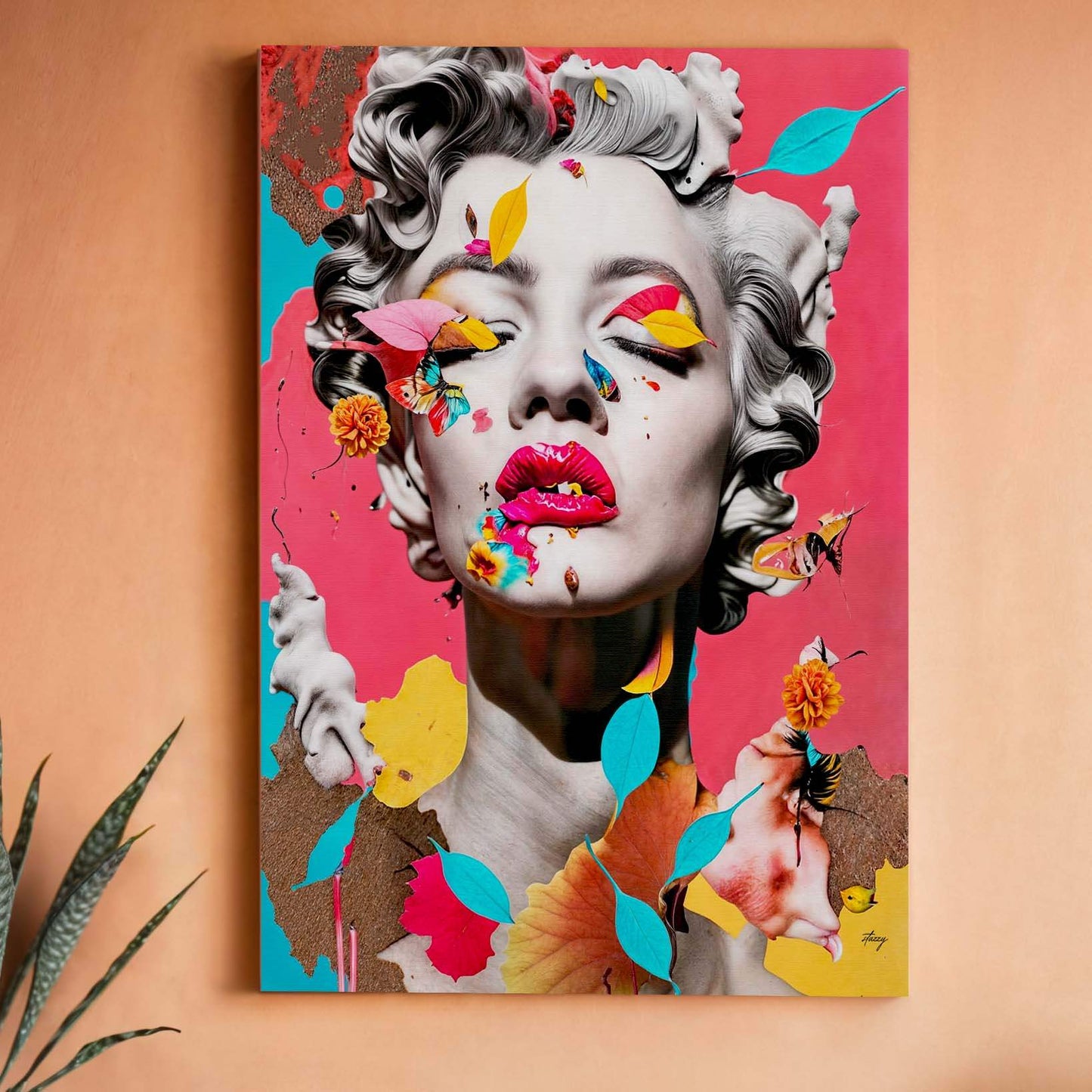 Canvas Print: "Chroma Whimsy" - Tailored Canvases - Flyclothing LLC