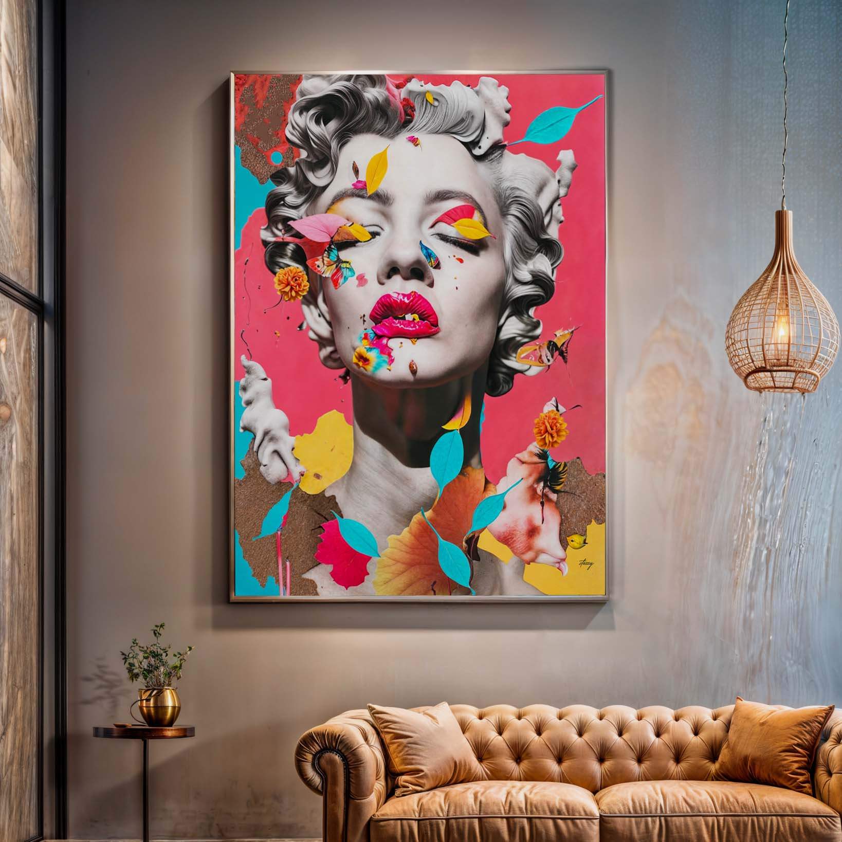 Canvas Print: "Chroma Whimsy" - Tailored Canvases - Flyclothing LLC