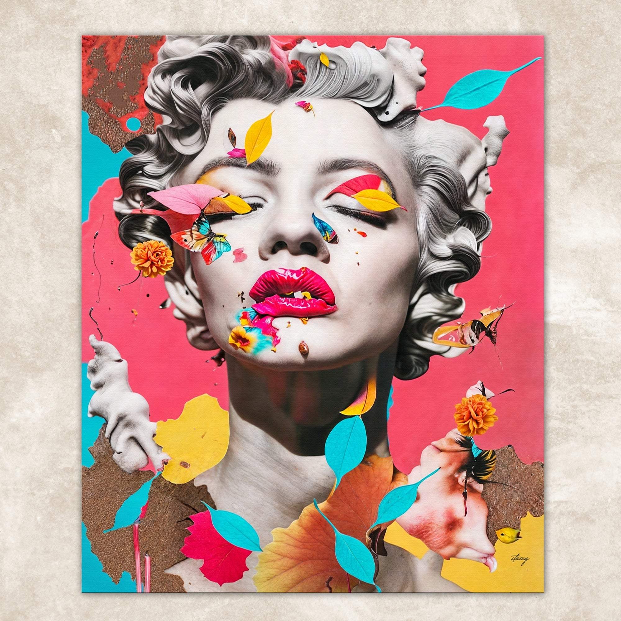 Canvas Print: "Chroma Whimsy" - Tailored Canvases - Flyclothing LLC