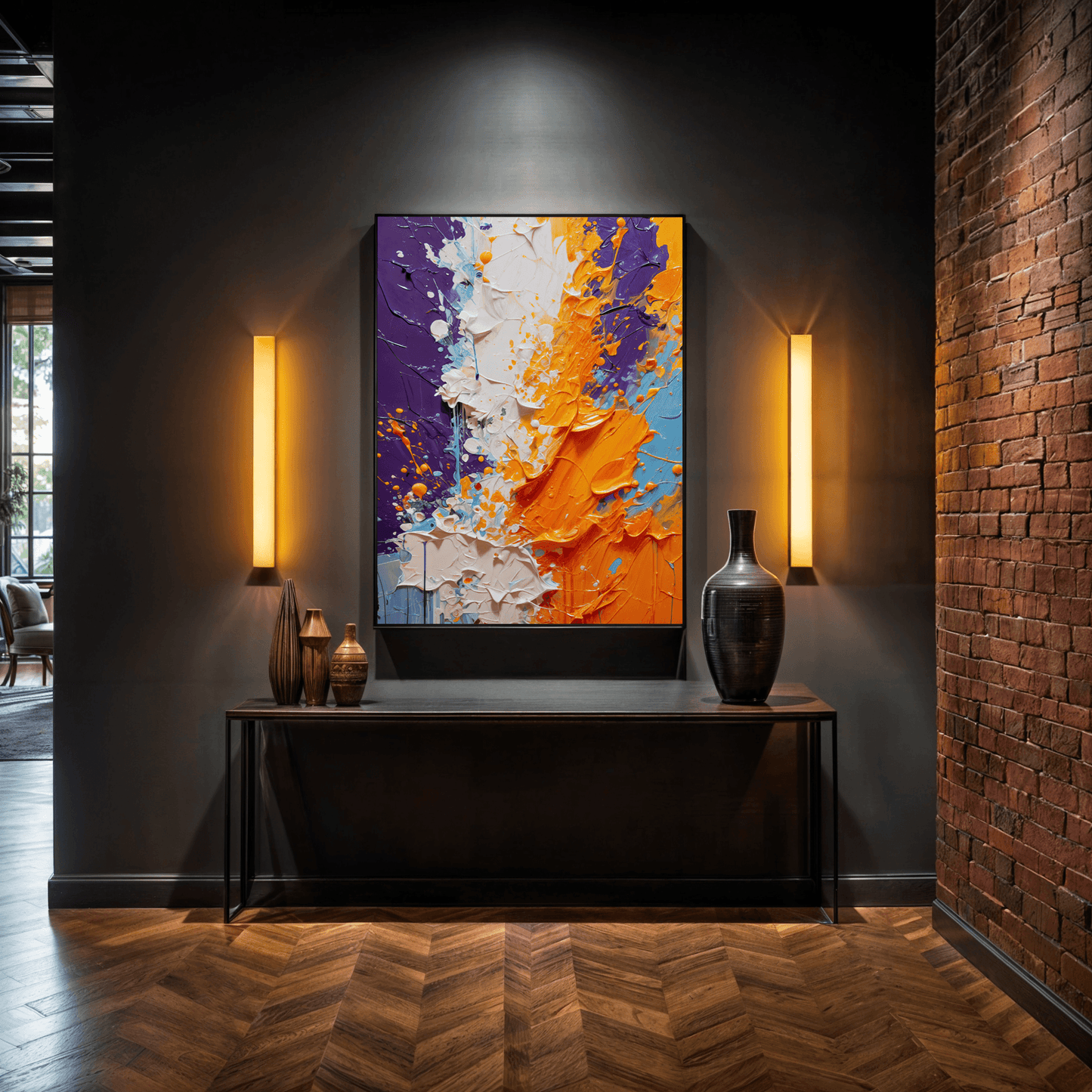 Canvas Print: "Chromatic Rift" - Tailored Canvases - Flyclothing LLC