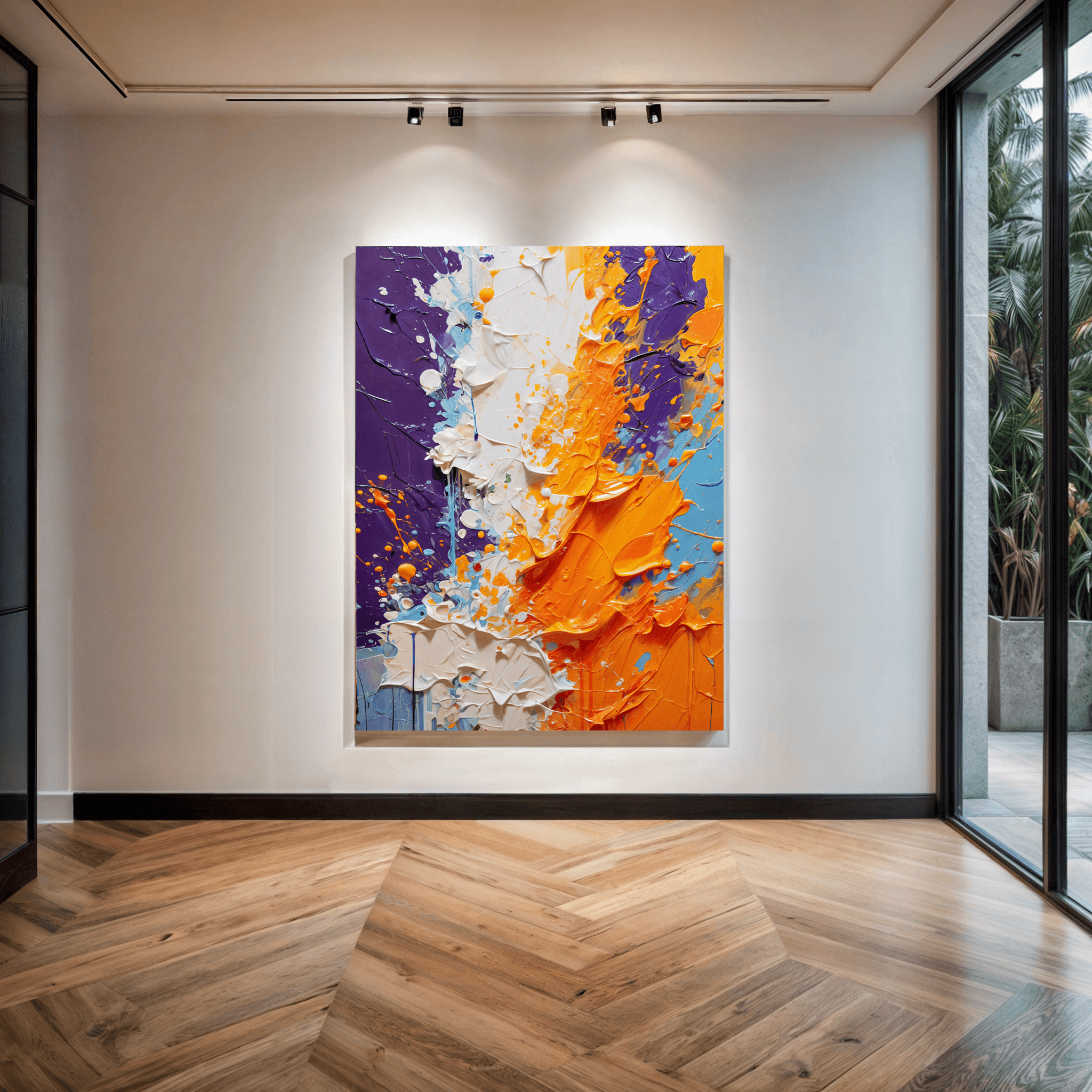 Canvas Print: "Chromatic Rift" - Tailored Canvases - Flyclothing LLC