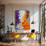 Canvas Print: "Chromatic Rift" - Tailored Canvases - Flyclothing LLC