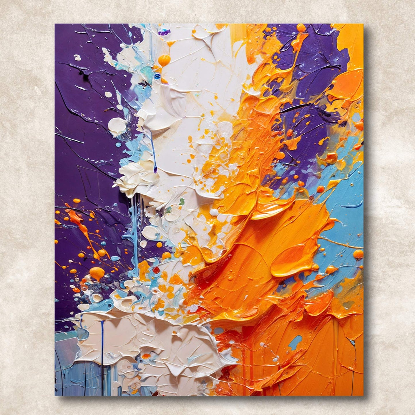 Canvas Print: "Chromatic Rift" - Tailored Canvases - Flyclothing LLC