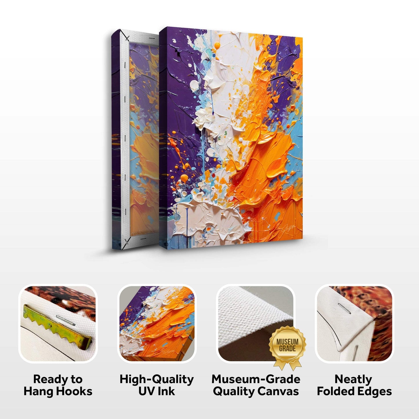 Canvas Print: "Chromatic Rift" - Tailored Canvases - Flyclothing LLC