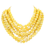 Chunky Multi-Strand Beaded Necklace with Magnetic Clasp - Madeline Love - Flyclothing LLC