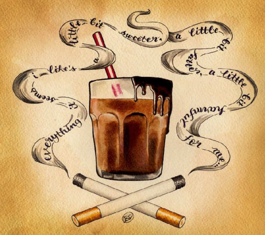 Black Market Art Company Cigarettes and Chocolate Print - Black Market Art Company - Flyclothing LLC