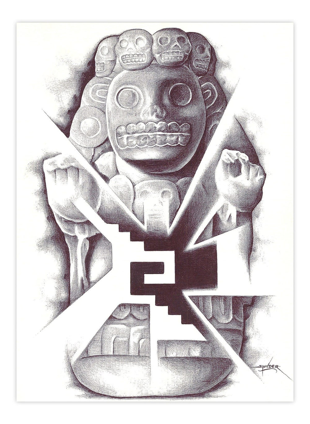 Black Market Art Company Cihuateteo Print