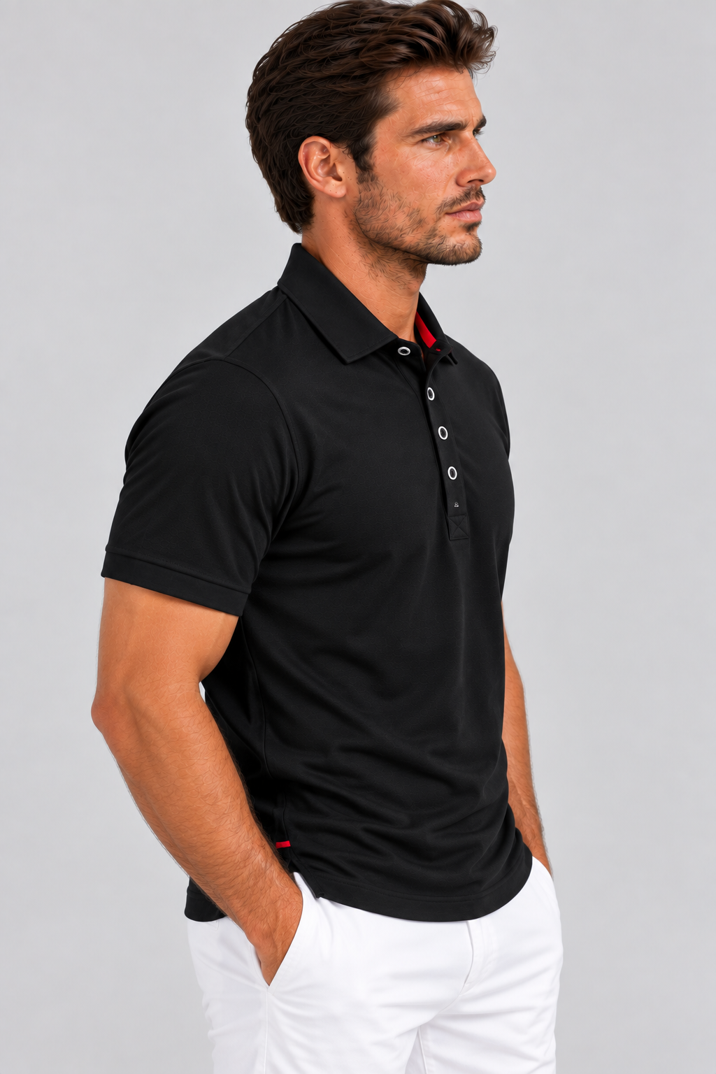 Buki Polo - Black - Buki - Flyclothing LLC