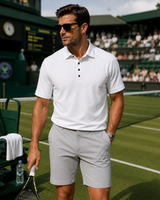 Buki Cinqo Polo - White - Buki - Flyclothing LLC