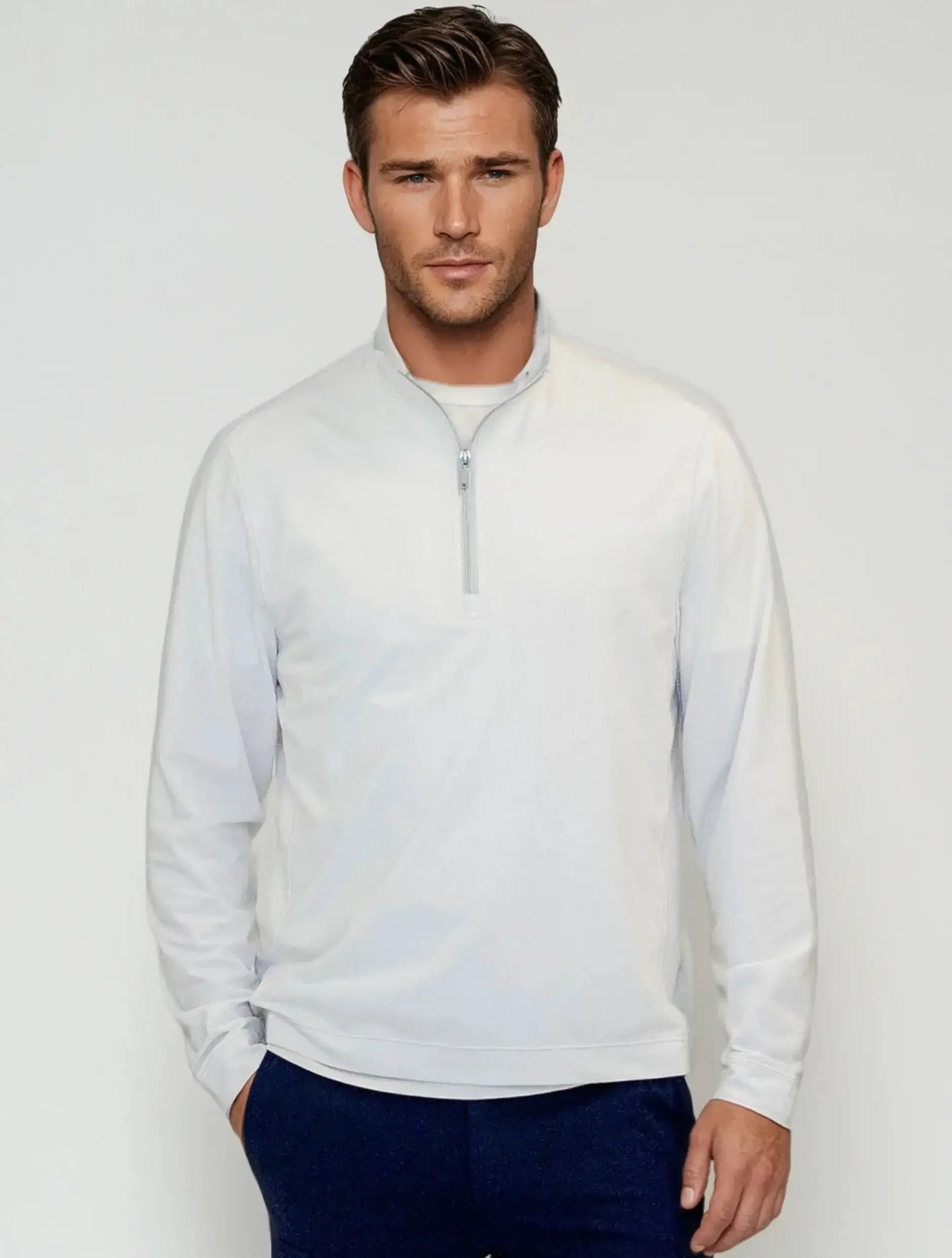 Buki Cinqo Travel Half Zip 2-Pack - Navy/White - Buki - Flyclothing LLC
