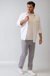 Buki's Cinqo Western Tech Shirt - White - Buki - Flyclothing LLC