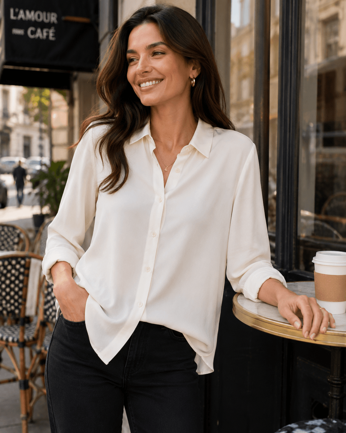 Cinqo 'Single Shot' Shirt - White