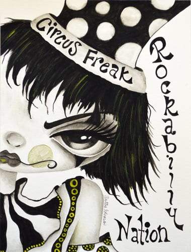 Black Market Art Company Circus Freak Print - Black Market Art Company - Flyclothing LLC