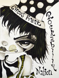 Black Market Art Company Circus Freak Print