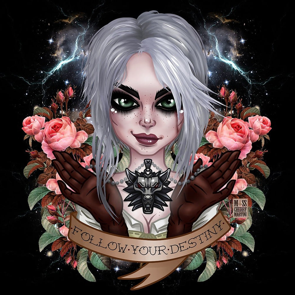 Black Market Art Company Ciri Print