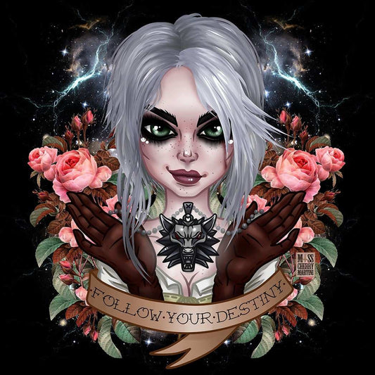 Black Market Art Company Ciri Print - Black Market Art Company - Flyclothing LLC