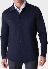 City CPO Shirt Jacket - Black - Buki - Flyclothing LLC
