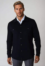 City CPO Shirt Jacket - Black - Buki - Flyclothing LLC