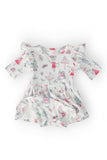 Clara's Christmas Twirl Flutter Bodysuit - Mila & Rose ®