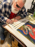 Black Market Art Company Rising Dragon & Limited Edition Signed Archival Paper Print Print