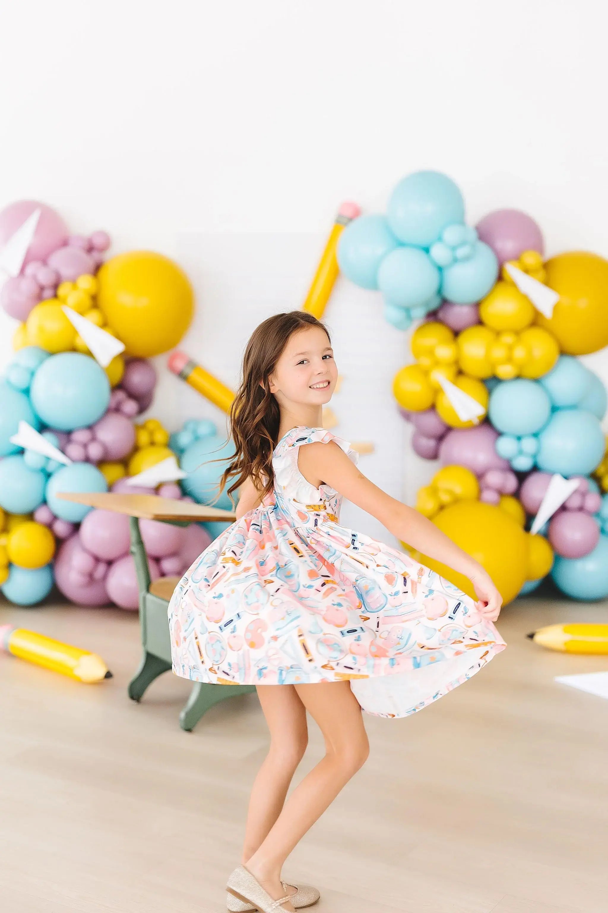 Class Act Flutter Sleeve Twirl Dress - Mila & Rose ® - Flyclothing LLC