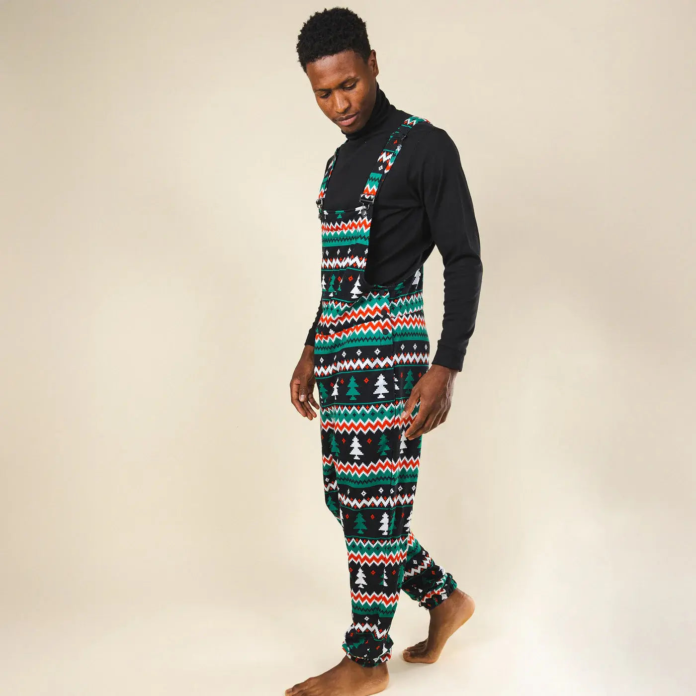 The Classic Caroler | Holiday Fair Isle Pajamaralls® - Shinesty - Flyclothing LLC