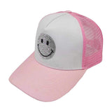 Bling Smile Accented Mesh Back Baseball Cap - Madeline Love - Flyclothing LLC